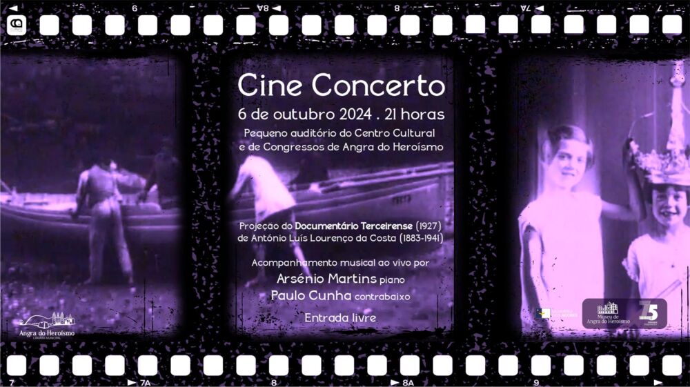 Cine-concerto| Documentário Terceirense, com Arsénio Martins Ensemble