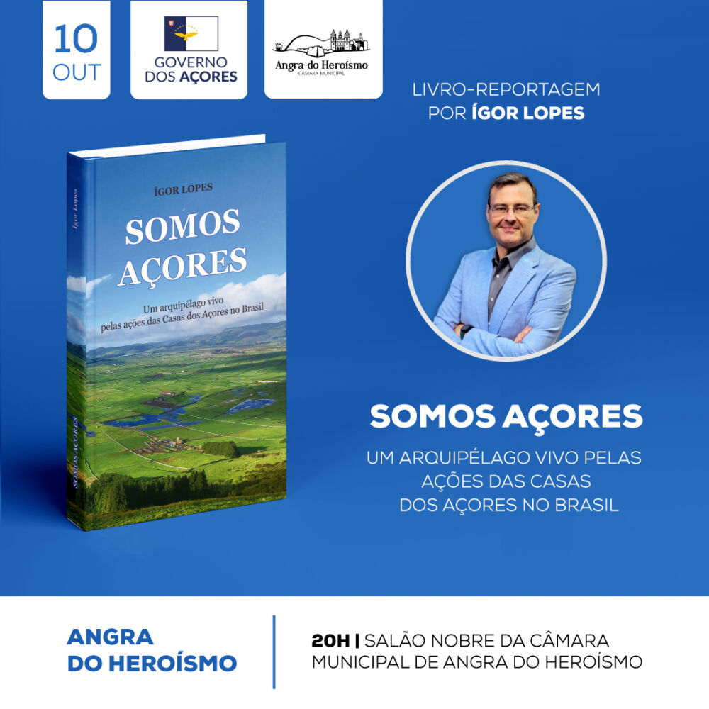 Apresentação do livro-reportagem «Somos Açores - Um arquipélago vivo pelas ações das Casas dos Açores no Brasil» de Ígor Lopes