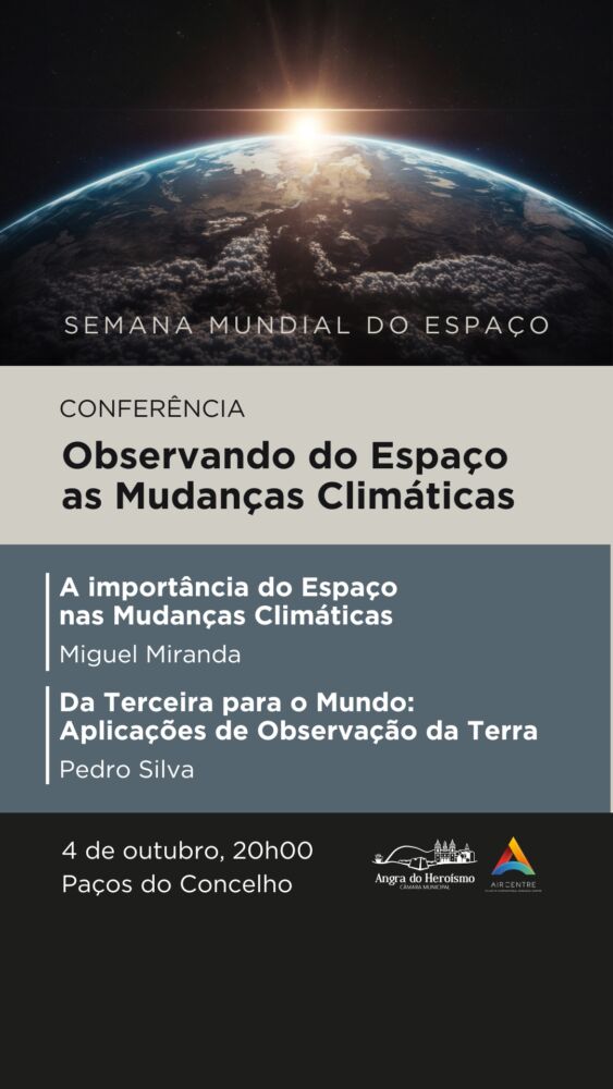 Conferência: Observando do Espaço as Mudanças Climáticas