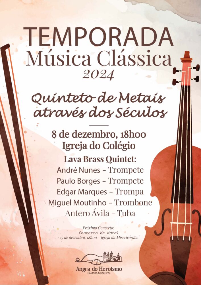 «Quinteto de Metais Através dos Séculos» - Temporada de Música Clássica 2024