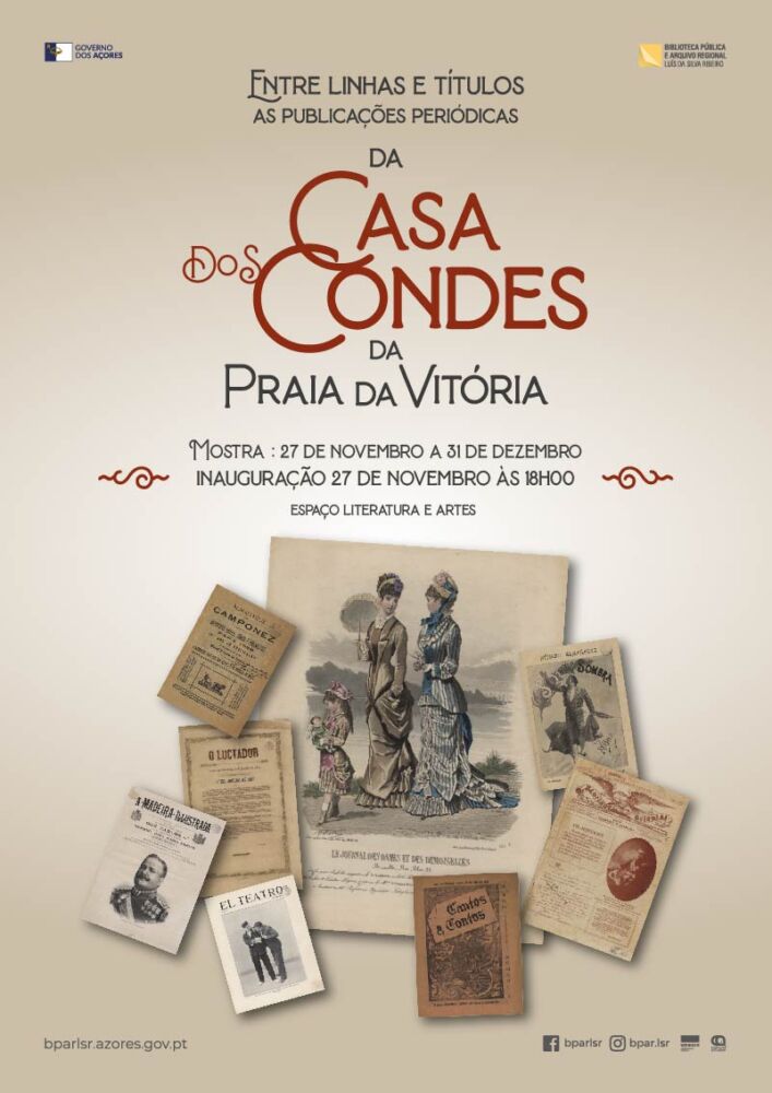 Mostra Documental | Entre linhas e títulos: as publicações periódicas da Casa dos Condes da Praia da Vitória