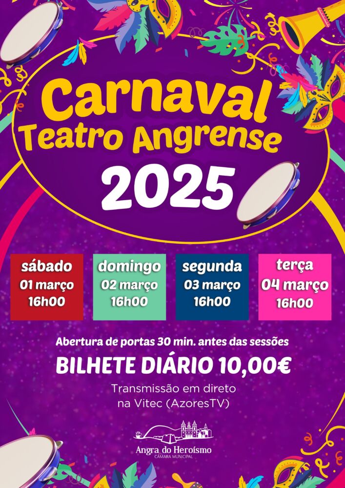 Carnaval no Teatro Angrense 2025