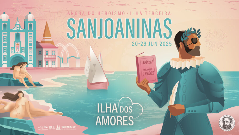 Angra do Heroísmo preparada para celebrar Camões nas Sanjoaninas 2025