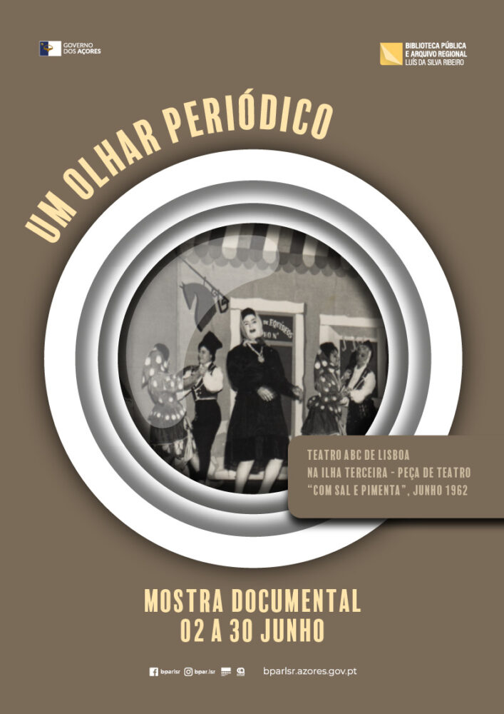 Um Olhar Periódico | Teatro ABC de Lisboa na ilha Terceira - Peça de teatro “Com Sal e Pimenta”, junho 1962