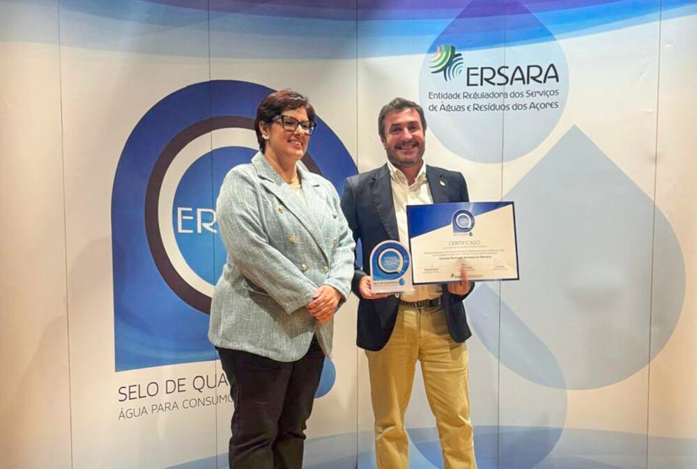 Qualidade da água de Angra do Heroísmo em 2024 distinguida