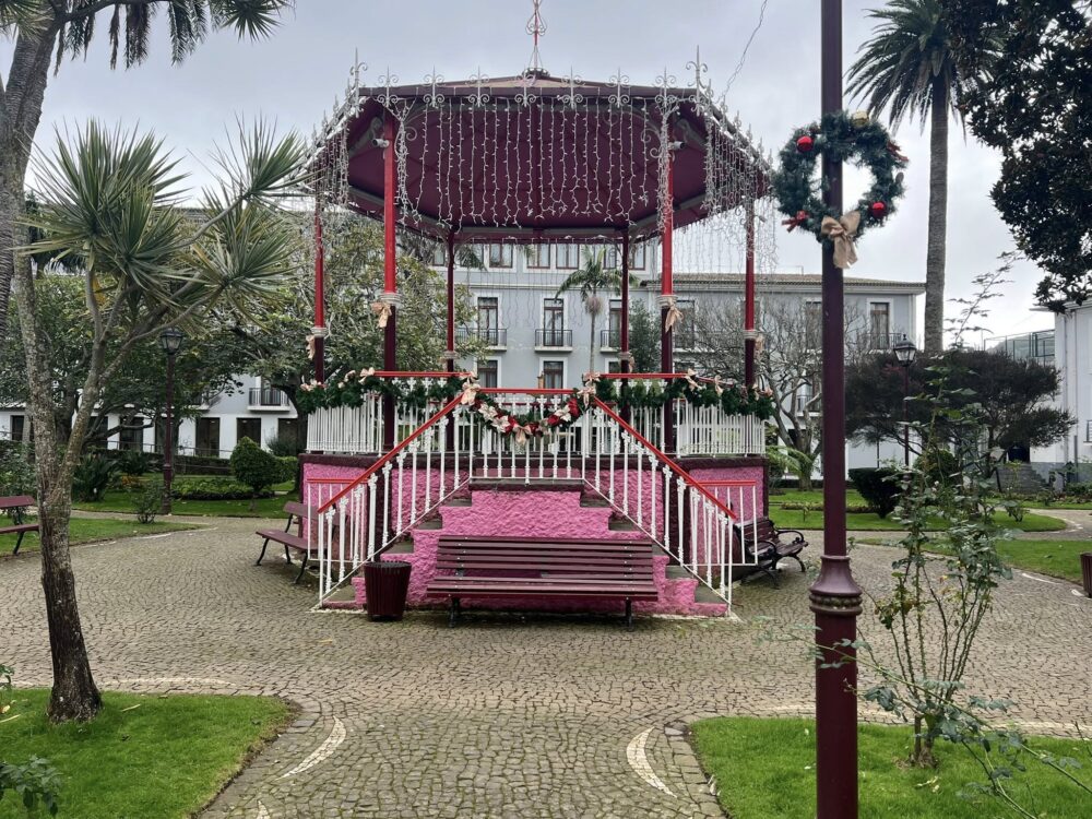 Jardim Municipal Duque da Terceira preparado para celebrar o Natal